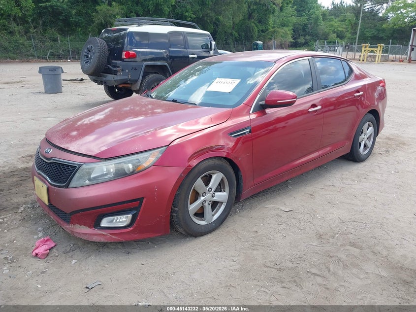 2015 Kia Optima VIN 5XXGM4A75FG441166 IAAI salvage auction — RIGHT SIDE, Salvage (Georgia), sold $450 on 2026-07-17 (photo 2)