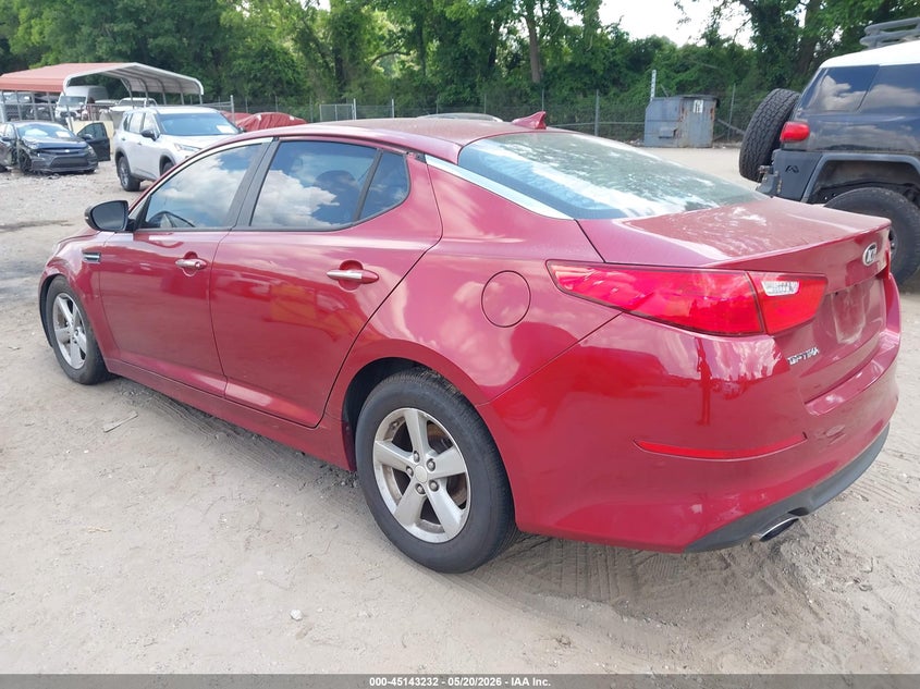 2015 Kia Optima VIN 5XXGM4A75FG441166 IAAI salvage auction — RIGHT SIDE, Salvage (Georgia), sold $450 on 2026-07-17 (photo 3)