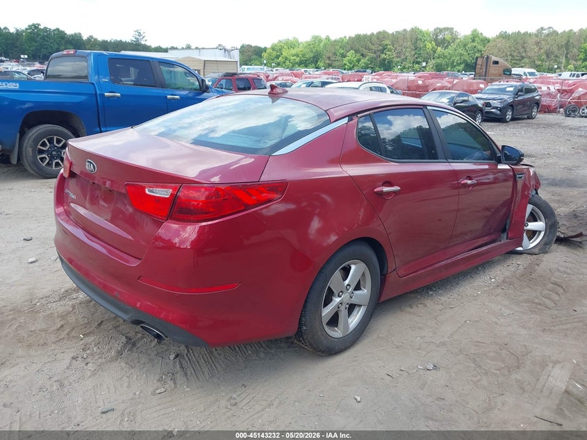 2015 Kia Optima VIN 5XXGM4A75FG441166 IAAI salvage auction — RIGHT SIDE, Salvage (Georgia), sold $450 on 2026-07-17 (photo 4)