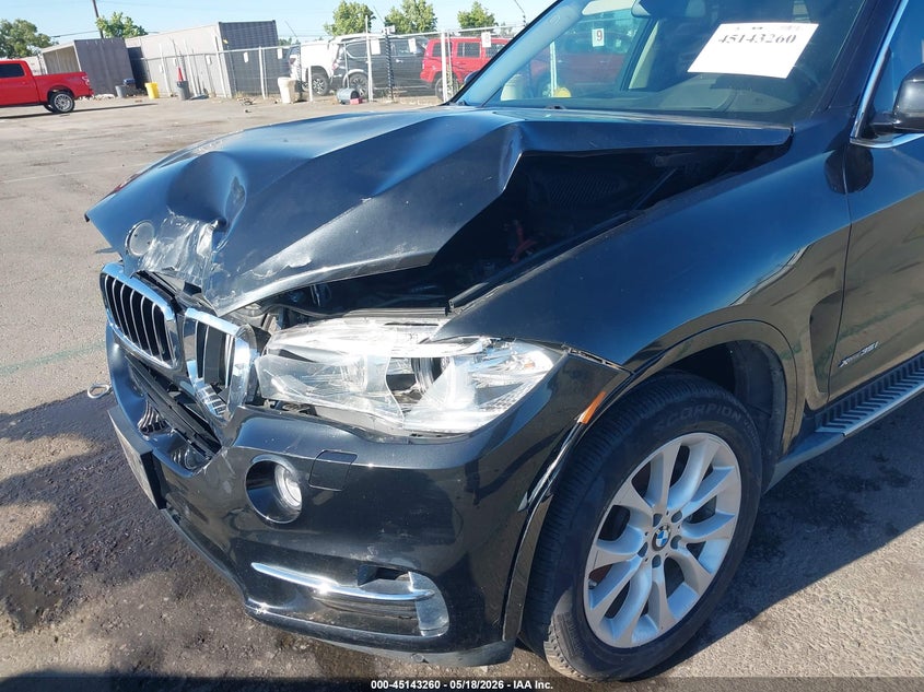 2014 BMW X5 VIN 5UXKR0C56E0C25036 IAAI salvage auction — FRONT END, Salvage (California), sold $1,350 on 2026-07-22 (photo 6)