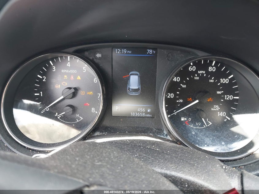 2019 Nissan Rogue VIN KNMAT2MV2KP509854 IAAI salvage auction — LEFT REAR, Salvage (Ohio), sold $975 on 2026-07-08 (photo 7)