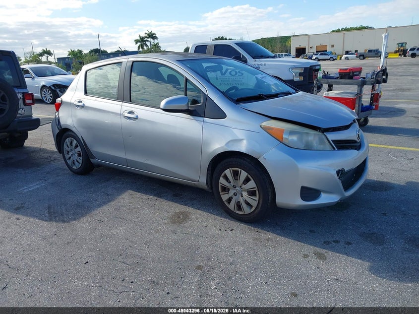 2012 Toyota Yaris VIN JTDKTUD31CD528249 IAAI salvage auction — FRONT & REAR, Salvage Title, sold $600 on 2026-07-30 (photo 1)