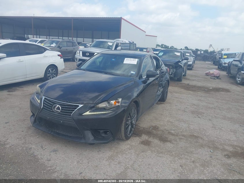 2014 Lexus Is VIN JTHBF1D24E5028109 IAAI salvage auction — LEFT SIDE, Salvage (Texas), sold $2,750 on 2026-07-07 (photo 2)