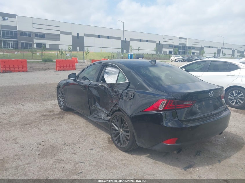 2014 Lexus Is VIN JTHBF1D24E5028109 IAAI salvage auction — LEFT SIDE, Salvage (Texas), sold $2,750 on 2026-07-07 (photo 3)