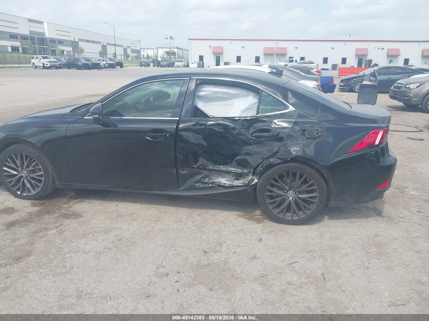 2014 Lexus Is VIN JTHBF1D24E5028109 IAAI salvage auction — LEFT SIDE, Salvage (Texas), sold $2,750 on 2026-07-07 (photo 6)