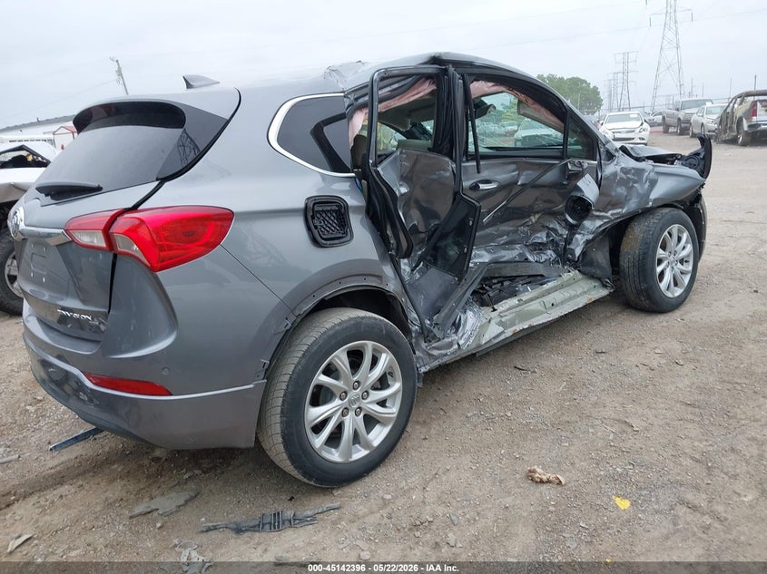 2019 Buick Envision VIN LRBFX1SA8KD041388 IAAI salvage auction — FRONT & REAR, Salvage (Indiana), sold $50 on 2026-07-15 (photo 4)