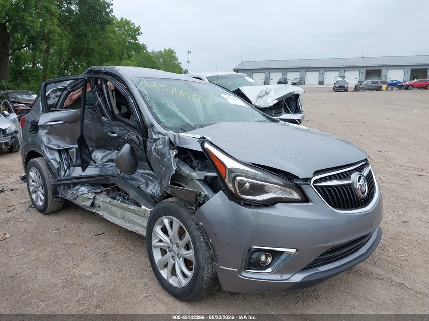 2019 Buick Envision VIN LRBFX1SA8KD041388 IAAI salvage auction — FRONT & REAR, Salvage (Indiana), sold $50 on 2026-07-15 (photo 6)