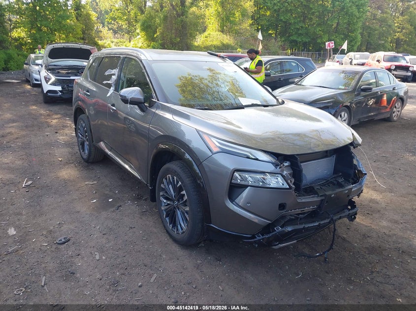 2026 Nissan Rogue VIN JN8BT3DD5TW471159 IAAI salvage auction — FRONT END, Mv-907A (New York), sold $12,575 on 2026-07-24 (photo 1)
