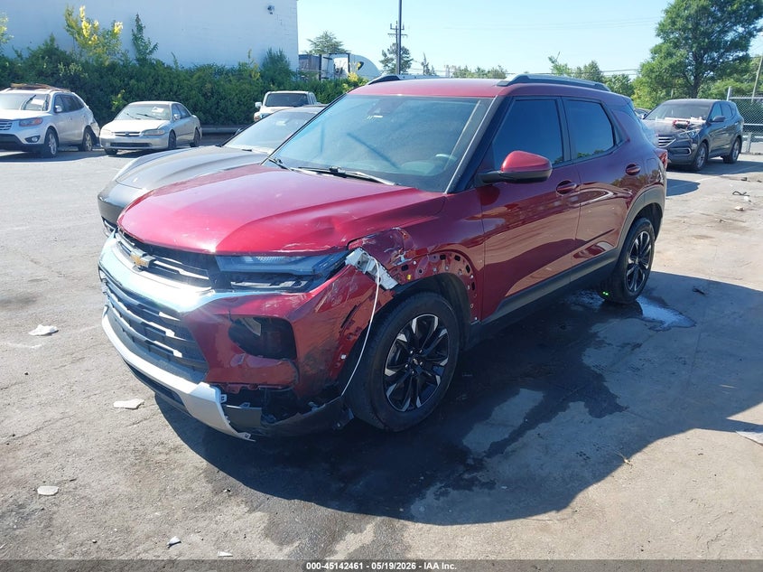 2023 Chevrolet Trailblazer VIN KL79MPS22PB024377 IAAI salvage auction — LEFT FRONT, Salvage (North Carolina), sold $3,200 on 2026-07-26 (photo 2)