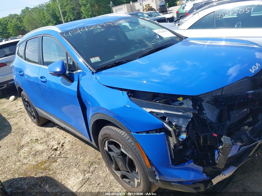 2026 Kia Sportage VIN 5XYK3CDF1TG353359 IAAI salvage auction — ENGINE DAMAGE, Salvage (Massachusetts), sold $7,000 on 2026-07-21 (photo 1)