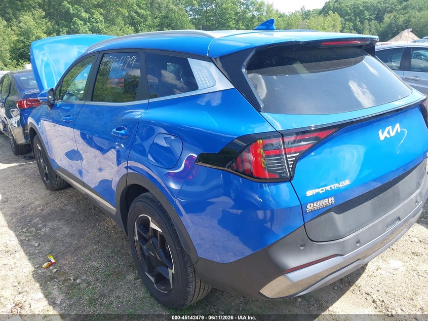 2026 Kia Sportage VIN 5XYK3CDF1TG353359 IAAI salvage auction — ENGINE DAMAGE, Salvage (Massachusetts), sold $7,000 on 2026-07-21 (photo 3)