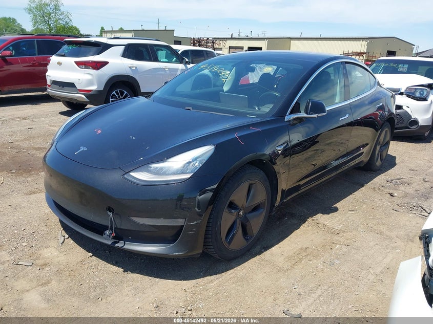 2018 Tesla Model 3 VIN 5YJ3E1EB6JF118880 IAAI salvage auction — REAR END, Clear (Michigan), sold $4,050 on 2026-07-09 (photo 2)