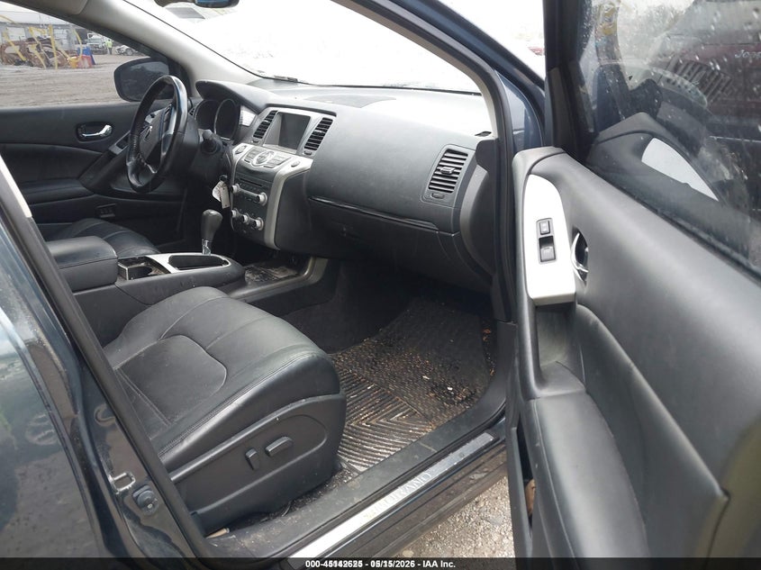2014 Nissan Murano VIN JN8AZ1MW9EW528904 IAAI salvage auction — REAR END, Clear (Indiana), sold $550 on 2026-07-08 (photo 5)