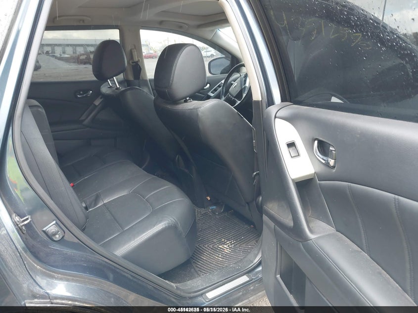 2014 Nissan Murano VIN JN8AZ1MW9EW528904 IAAI salvage auction — REAR END, Clear (Indiana), sold $550 on 2026-07-08 (photo 8)