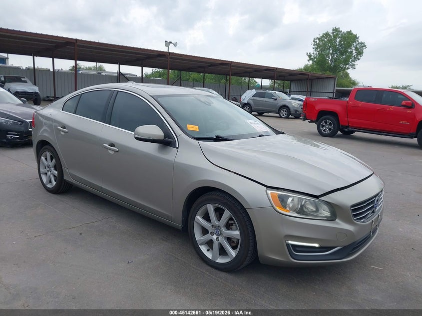 2016 Volvo S60 VIN YV126MFK4G2397020 IAAI salvage auction — HAIL, Original (Texas), sold $3,775 on 2026-07-08 (photo 1)