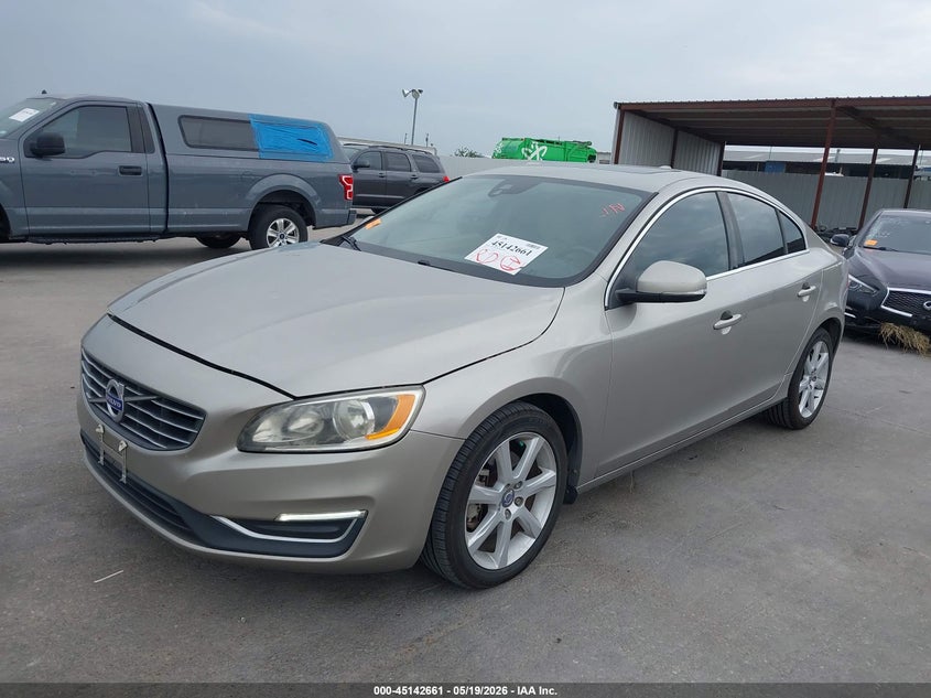 2016 Volvo S60 VIN YV126MFK4G2397020 IAAI salvage auction — HAIL, Original (Texas), sold $3,775 on 2026-07-08 (photo 2)