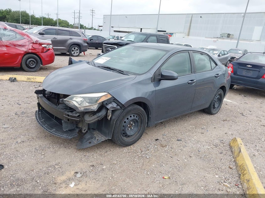 2016 Toyota Corolla VIN 5YFBURHEXGP472370 IAAI salvage auction — RIGHT FRONT, Salvage (Texas), sold $2,025 on 2026-07-23 (photo 2)