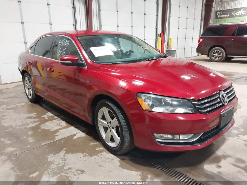 2015 Volkswagen Passat VIN 1VWAT7A39FC120929 IAAI salvage auction — SIDE, Salvage (North Dakota), sold $400 on 2026-07-10 (photo 1)