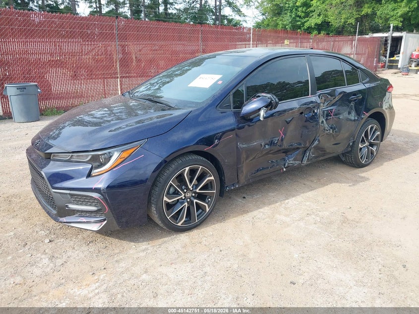 2021 Toyota Corolla VIN 5YFS4MCE0MP087387 IAAI salvage auction — SIDE, Original (Texas), sold $7,200 on 2026-07-23 (photo 2)