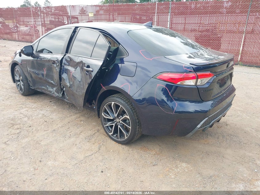 2021 Toyota Corolla VIN 5YFS4MCE0MP087387 IAAI salvage auction — SIDE, Original (Texas), sold $7,200 on 2026-07-23 (photo 3)