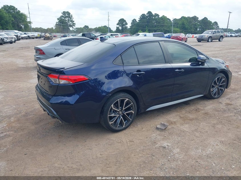 2021 Toyota Corolla VIN 5YFS4MCE0MP087387 IAAI salvage auction — SIDE, Original (Texas), sold $7,200 on 2026-07-23 (photo 4)