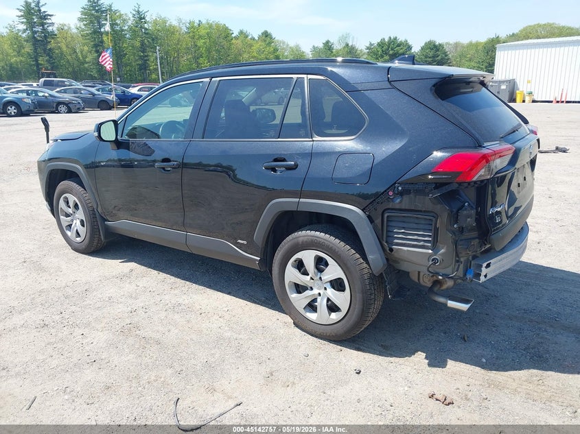 2022 Toyota Rav 4 VIN JTMRWRFVXNJ055778 IAAI salvage auction — RIGHT SIDE, Salvage (Massachusetts), sold $13,300 on 2026-07-24 (photo 3)