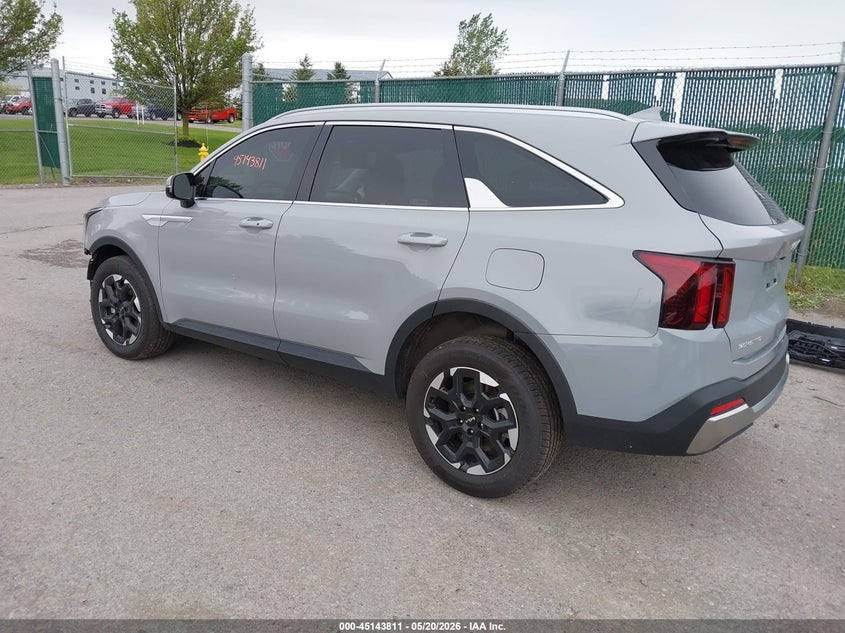 2025 Kia Sorento VIN 5XYRLDJC2SG394676 IAAI salvage auction — FRONT END, Mv-907A (New York), sold $9,850 on 2026-07-14 (photo 3)