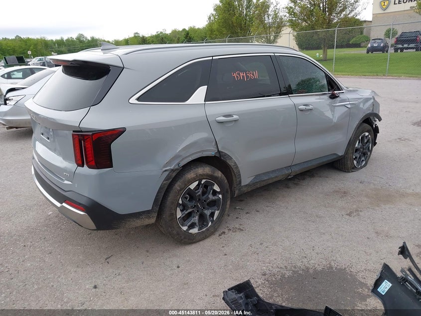 2025 Kia Sorento VIN 5XYRLDJC2SG394676 IAAI salvage auction — FRONT END, Mv-907A (New York), sold $9,850 on 2026-07-14 (photo 4)