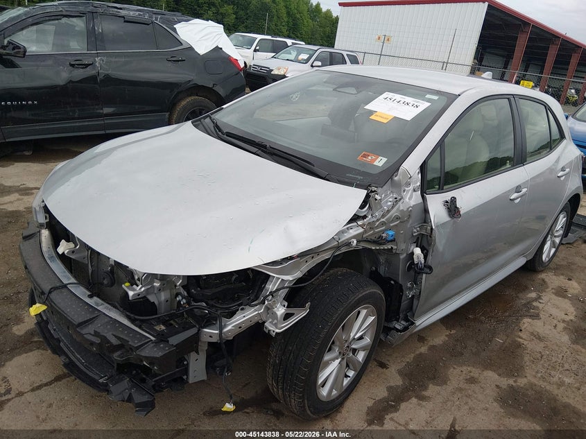 2025 Toyota Corolla VIN JTND4MBE0S3242127 IAAI salvage auction — FRONT END, Salvage (West Virginia), sold $5,700 on 2026-07-23 (photo 2)