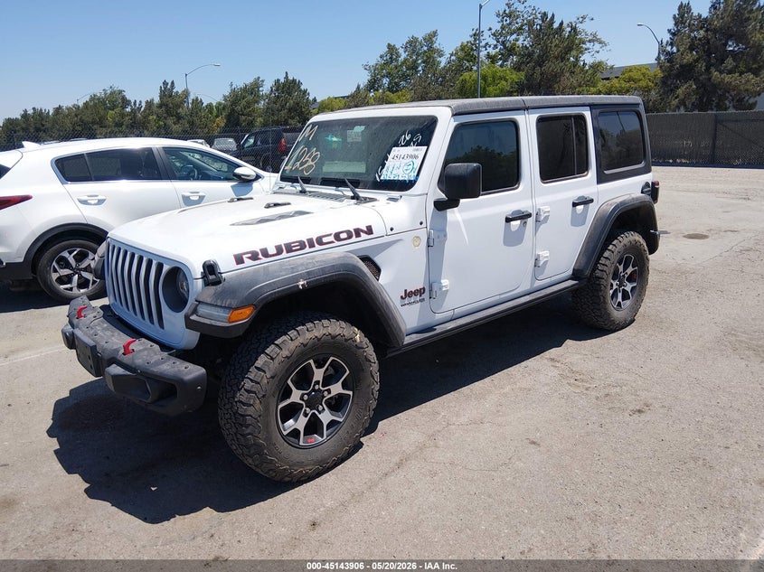 2022 Jeep Wrangler / VIN 1C4HJXFN4NW188862 IAAI salvage auction — FRONT END, Salvage Title, sold $18,300 on 2026-07-31 (photo 2)