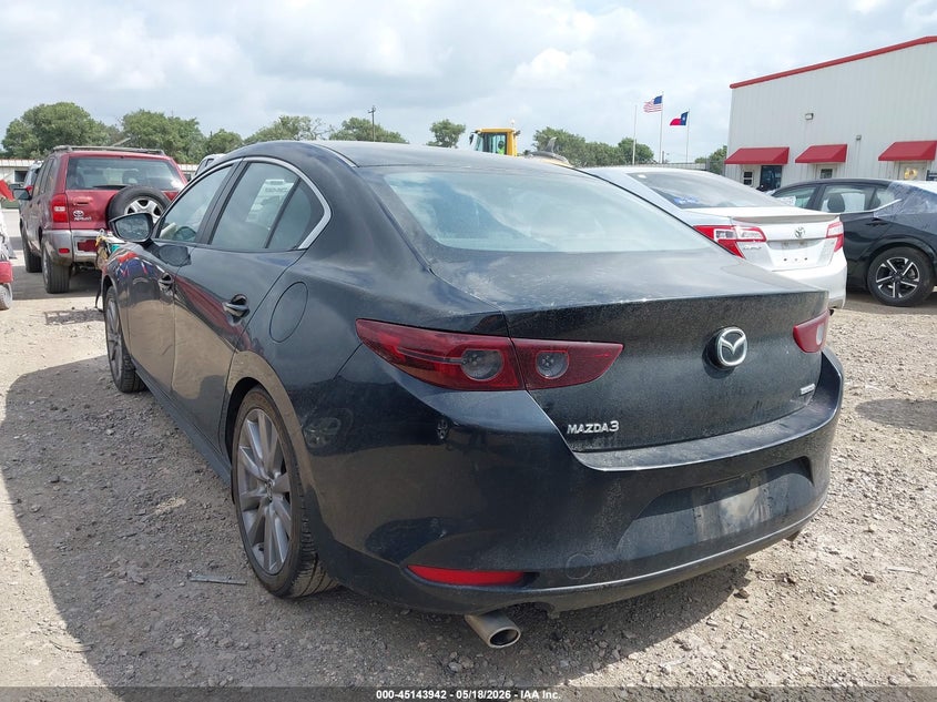 2021 Mazda 3 VIN JM1BPABL8M1320667 IAAI salvage auction — RIGHT SIDE, Salvage (Texas), sold $4,100 on 2026-07-21 (photo 3)