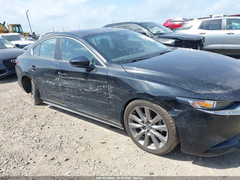 2021 Mazda 3 VIN JM1BPABL8M1320667 IAAI salvage auction — RIGHT SIDE, Salvage (Texas), sold $4,100 on 2026-07-21 (photo 6)