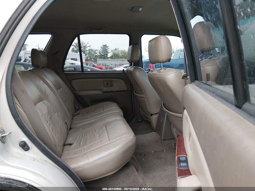 2000 Toyota 4runner VIN JT3GN86R4Y0173377 IAAI salvage auction — NORMAL WEAR, Original (Texas), sold $1,100 on 2026-07-07 (photo 8)