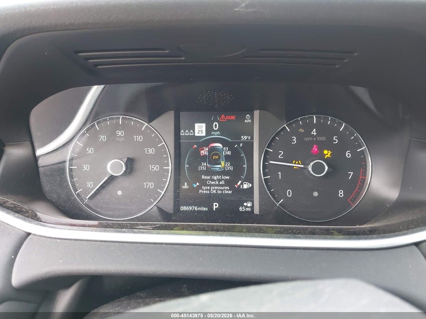 2020 Land rover Range rover evoque VIN SALZJ2FX1LH004934 IAAI salvage auction — FRONT END, Salvage Title, sold $7,675 on 2026-08-13 (photo 7)