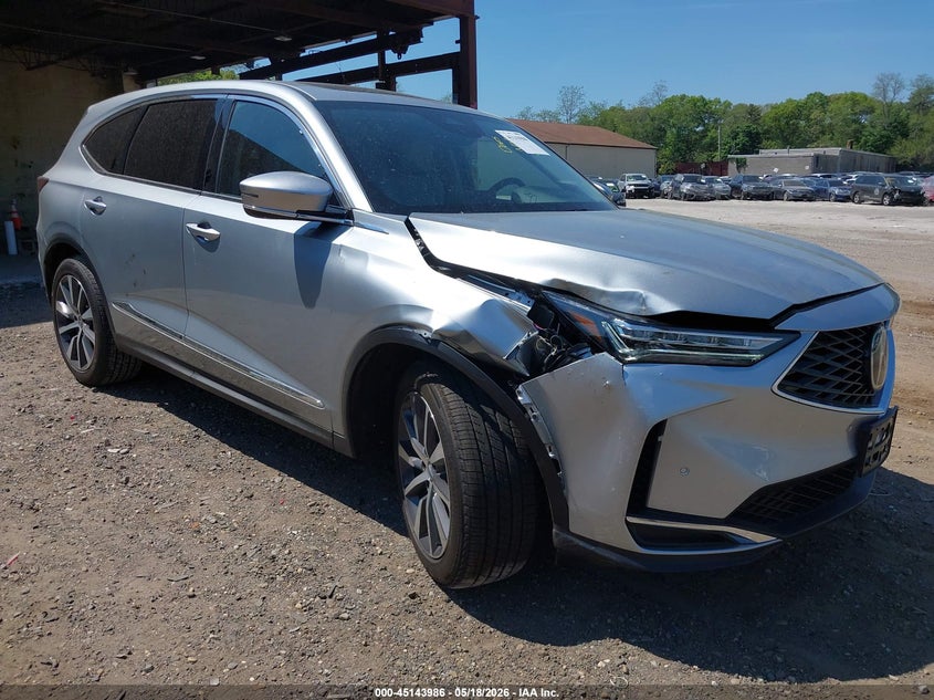 2026 Acura Mdx VIN 5J8YE1H43TL016800 IAAI salvage auction — LEFT SIDE, Mv-907A (New York), sold $10,800 on 2026-08-01 (photo 1)