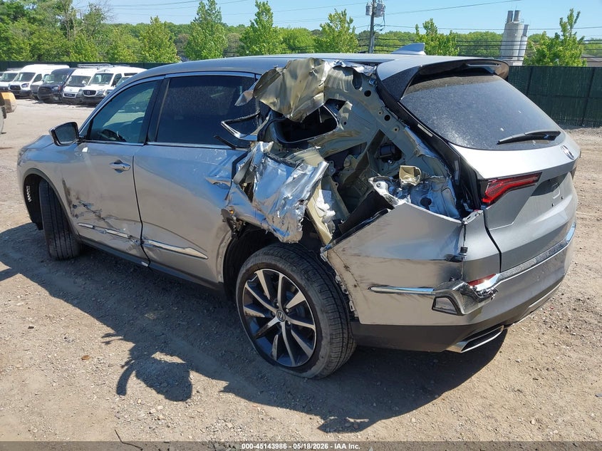 2026 Acura Mdx VIN 5J8YE1H43TL016800 IAAI salvage auction — LEFT SIDE, Mv-907A (New York), sold $10,800 on 2026-08-01 (photo 3)