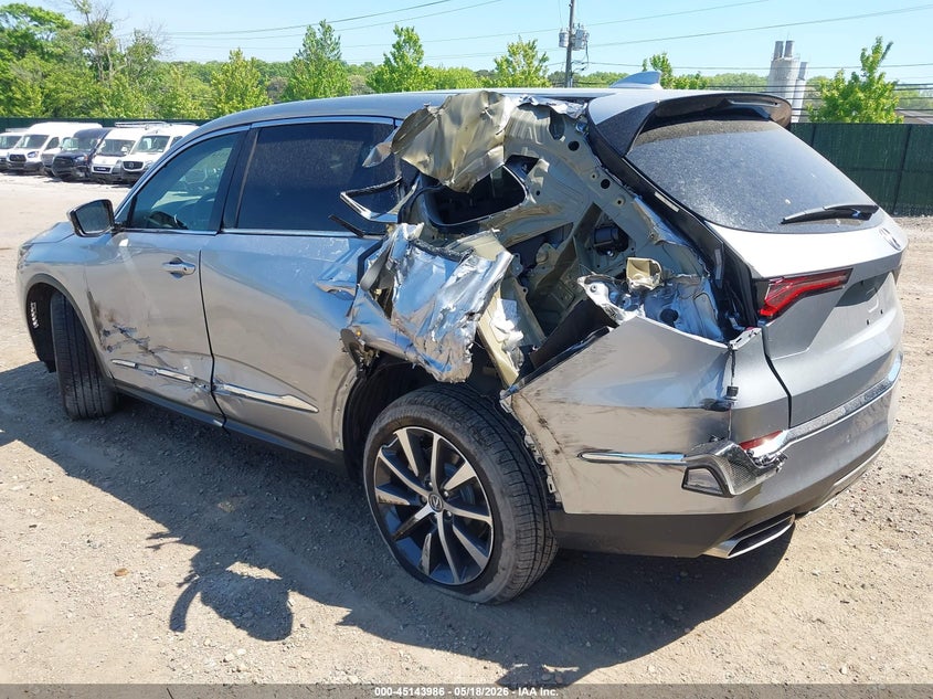 2026 Acura Mdx VIN 5J8YE1H43TL016800 IAAI salvage auction — LEFT SIDE, Mv-907A (New York), sold $10,800 on 2026-08-01 (photo 6)