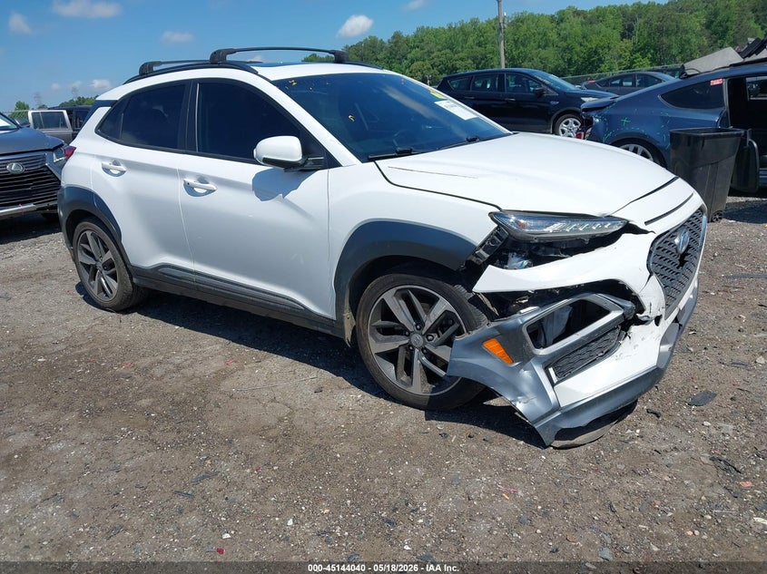 2021 Hyundai Kona VIN KM8K53A51MU717359 IAAI salvage auction — FRONT END, Salvage Title, sold $3,150 on 2026-07-22 (photo 1)