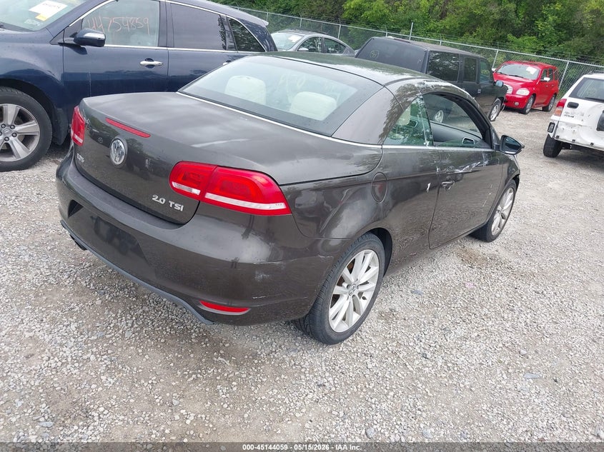 2012 Volkswagen Eos VIN WVWBW7AH8CV000176 IAAI salvage auction — NORMAL WEAR, Original (Ohio), sold $325 on 2026-07-07 (photo 4)