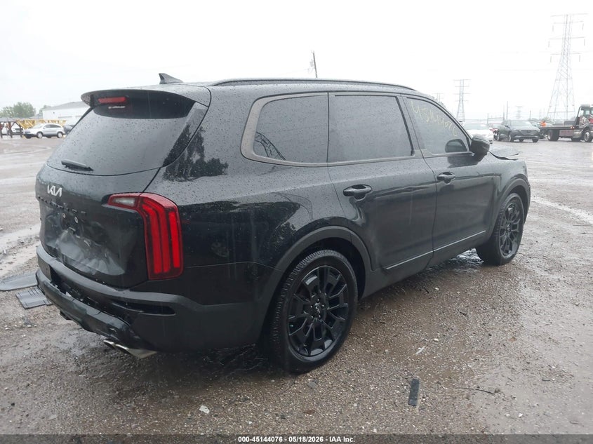 2022 Kia Telluride VIN 5XYP5DHC2NG226922 IAAI salvage auction — FRONT END, Salvage (Indiana), sold $7,350 on 2026-07-15 (photo 4)
