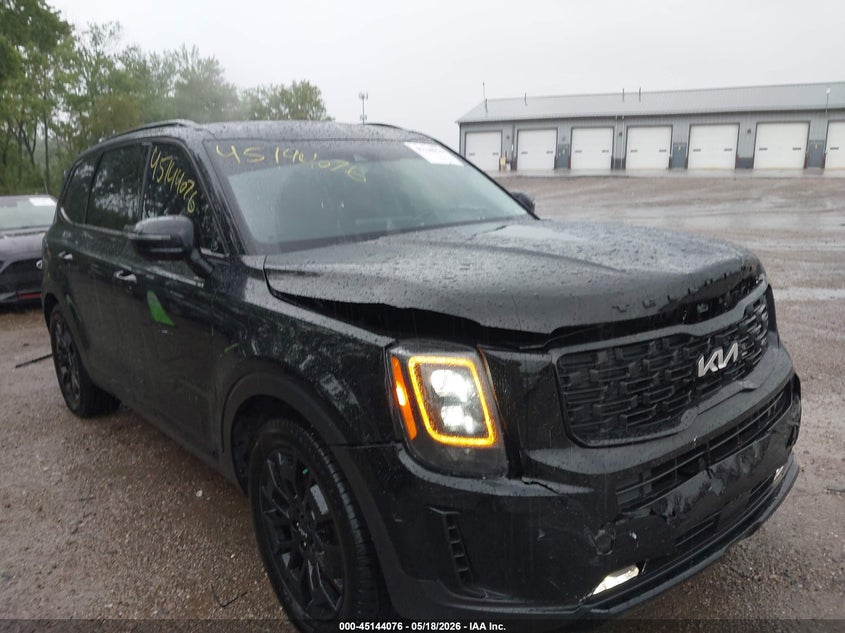 2022 Kia Telluride VIN 5XYP5DHC2NG226922 IAAI salvage auction — FRONT END, Salvage (Indiana), sold $7,350 on 2026-07-15 (photo 6)