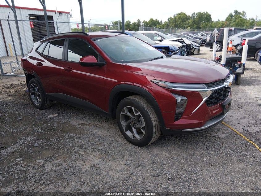 2024 Chevrolet Trax VIN KL77LHE24RC140396 IAAI salvage auction — LEFT REAR, Salvage Title, sold $7,550 on 2026-07-06 (photo 1)