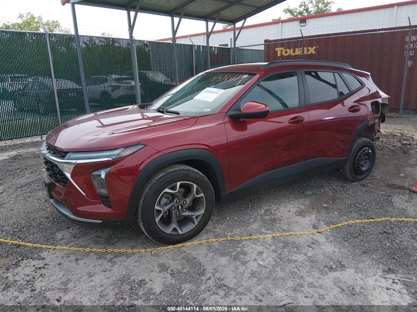2024 Chevrolet Trax VIN KL77LHE24RC140396 IAAI salvage auction — LEFT REAR, Salvage Title, sold $7,550 on 2026-07-06 (photo 2)
