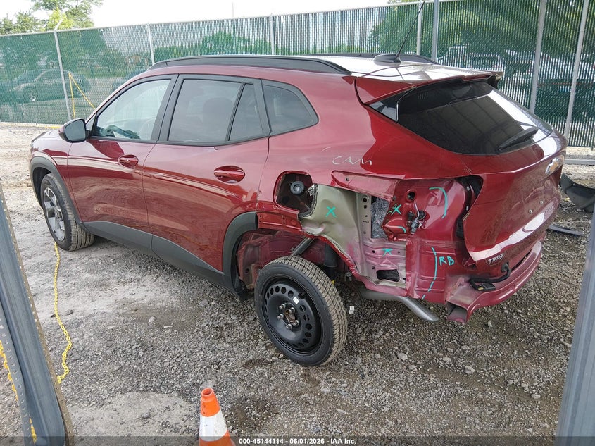 2024 Chevrolet Trax VIN KL77LHE24RC140396 IAAI salvage auction — LEFT REAR, Salvage Title, sold $7,550 on 2026-07-06 (photo 3)