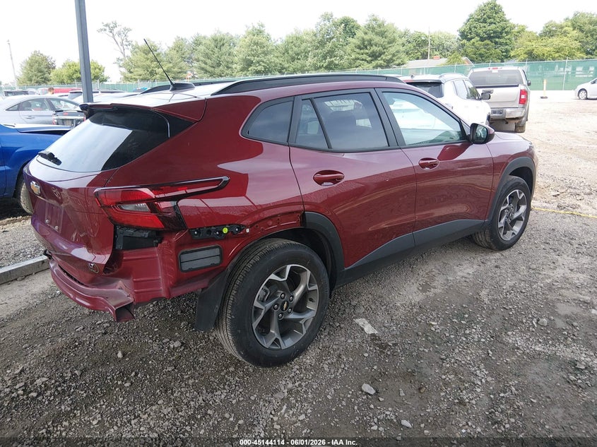2024 Chevrolet Trax VIN KL77LHE24RC140396 IAAI salvage auction — LEFT REAR, Salvage Title, sold $7,550 on 2026-07-06 (photo 4)