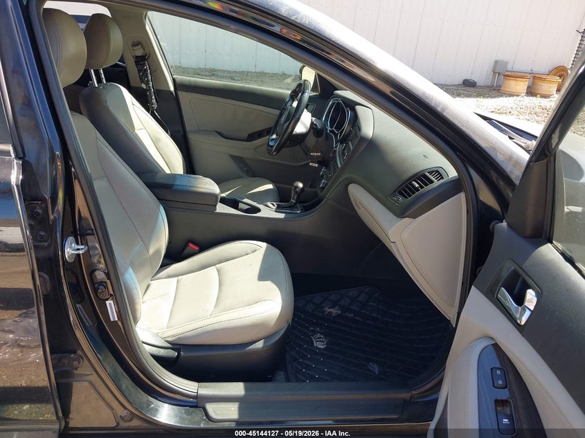 2014 Kia Optima VIN 5XXGN4A76EG350533 IAAI salvage auction — LEFT SIDE, Salvage (California), sold $100 on 2026-07-28 (photo 5)