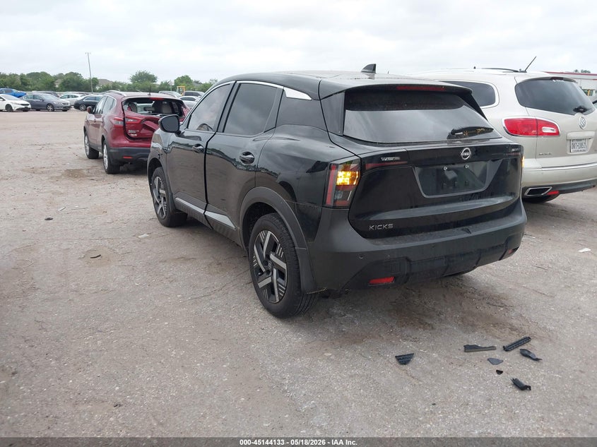 2025 Nissan Kicks VIN 3N8AP6CAXSL365481 IAAI salvage auction — FRONT END, Salvage (Texas), sold $2,950 on 2026-07-24 (photo 3)