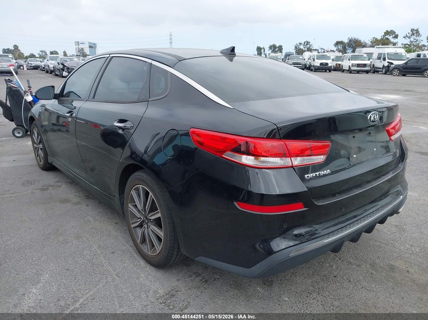 2019 Kia Optima VIN 5XXGT4L3XKG335366 IAAI salvage auction — THEFT, Salvage (California), sold $1,700 on 2026-07-23 (photo 3)