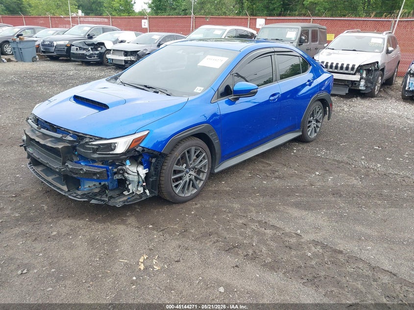2022 Subaru Wrx VIN JF1VBAU64N8022909 IAAI salvage auction — FRONT & REAR, Salvage (Idaho), sold $7,600 on 2026-07-09 (photo 2)