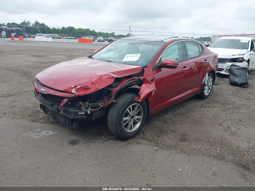2013 Kia Optima VIN 5XXGN4A76DG242430 IAAI salvage auction — FRONT END, Salvage (South Carolina), sold $450 on 2026-07-08 (photo 2)